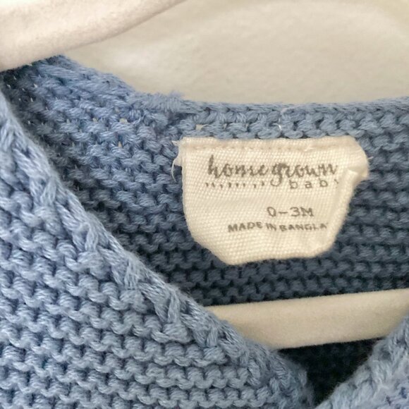 Baby Sweater Bundle 0-3M - Blue & Green - Picture 9 of 11